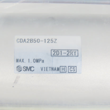 SMC CDA2B50-125Z Double Acting Tie-Rod Air Cylinder 50mm Bore 125mm Stroke New
