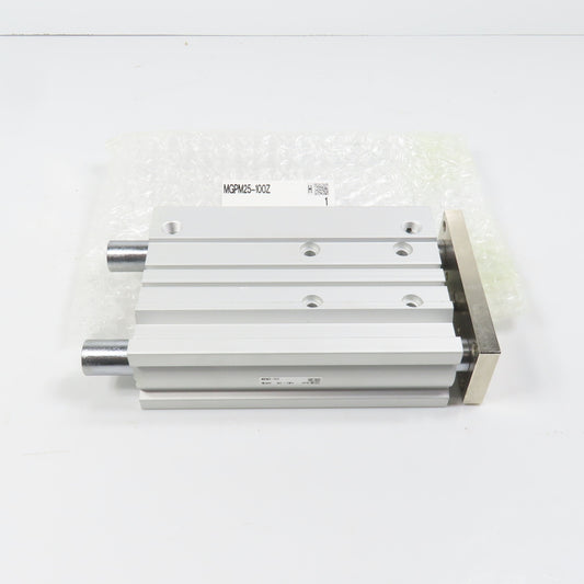 SMC MGPM25-100Z Compact Pneumatic Slide Bearing 100mm Stroke 25mm Bore