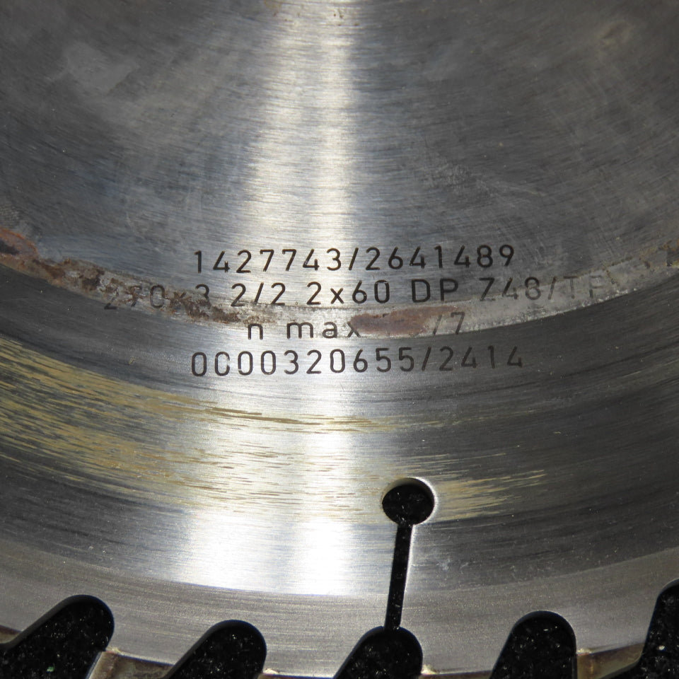Leuco 270x 3 2/2 2x60 DP Z48/TF 270mm OD Circular Saw Blade 60mm Bore