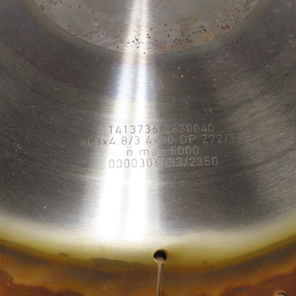 Leuco 400x4.8/3.4x30 DP Z72/TF 400mm OD Circular Saw Blade 30mm Bore Max 5000