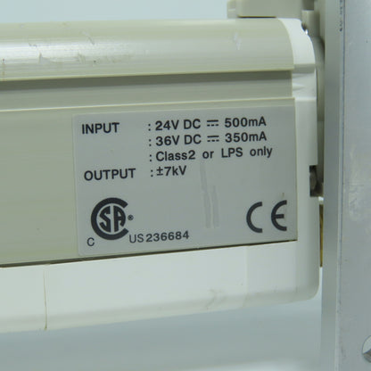 Keyence SJ-H060A Static Eliminator Ionizer Bar 24VDC