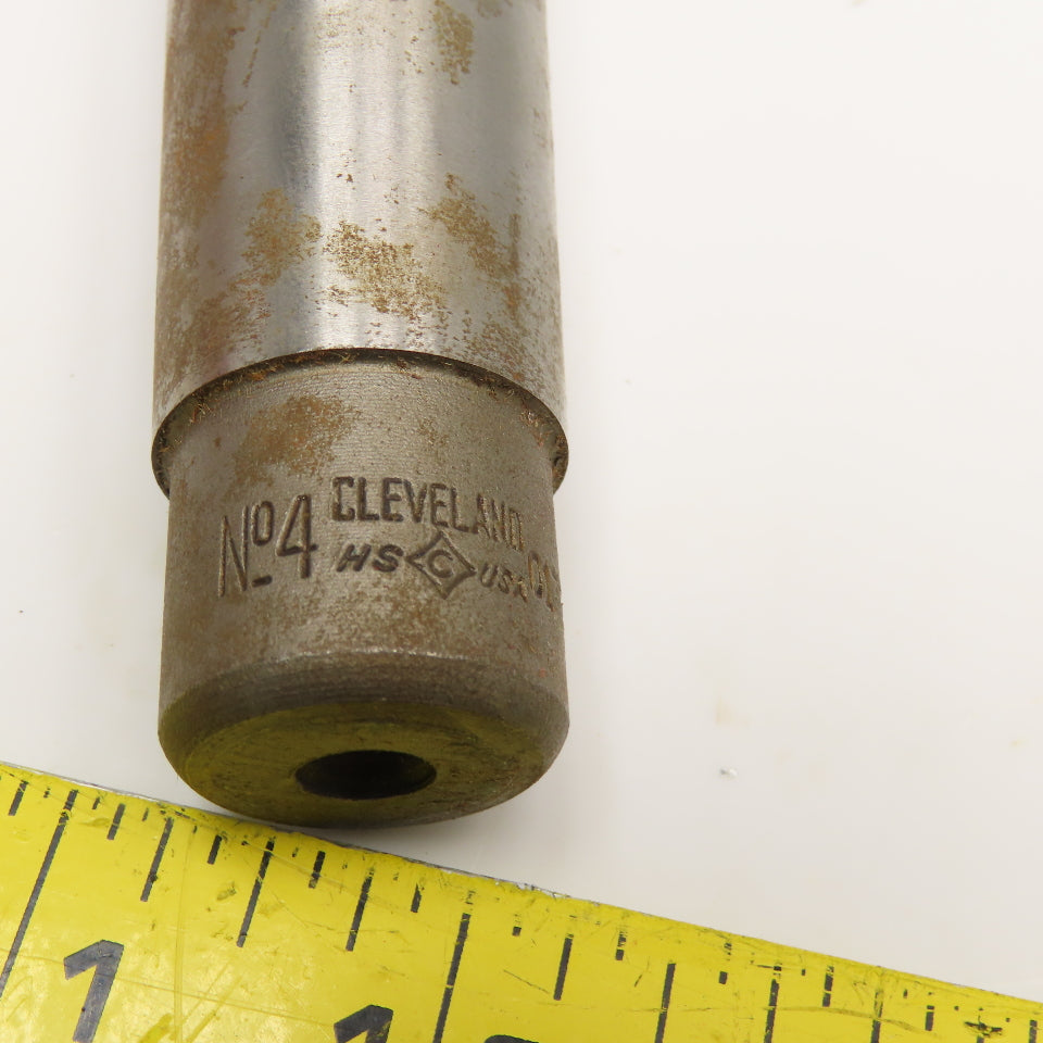 Cleveland Twist Drill No. 890 No. 4 Lathe Dead Center 60° Taper Shank