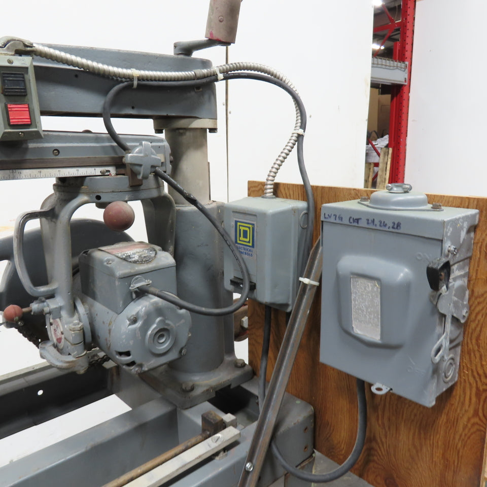 Delta Rockwell 30-C 2HP 10" Radial Arm Saw 3Ph 220/440V 3450RPM Tested