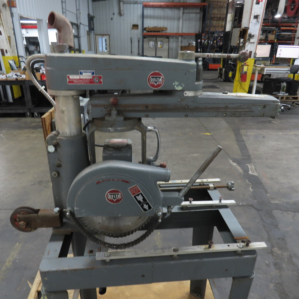 Delta Rockwell 30-C 2HP 10" Radial Arm Saw 3Ph 220/440V 3450RPM Tested