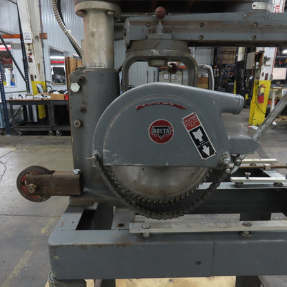 Delta Rockwell 30-C 2HP 10" Radial Arm Saw 3Ph 220/440V 3450RPM Tested