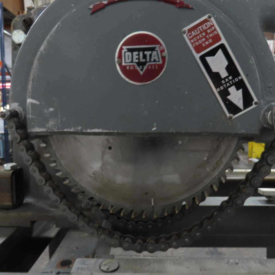 Delta Rockwell 30-C 2HP 10" Radial Arm Saw 3Ph 220/440V 3450RPM Tested