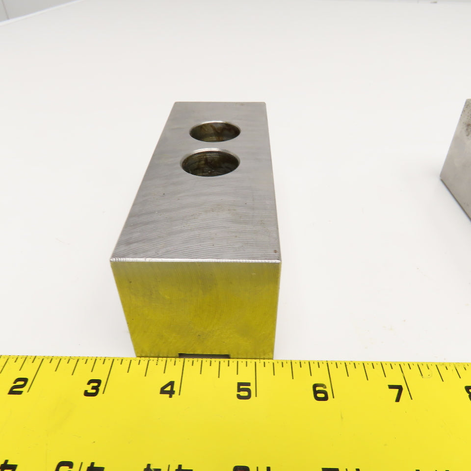 5" x 2" x 2" Serrated Lathe Chuck Jaws 30mm Mounting Center Lot Of 3