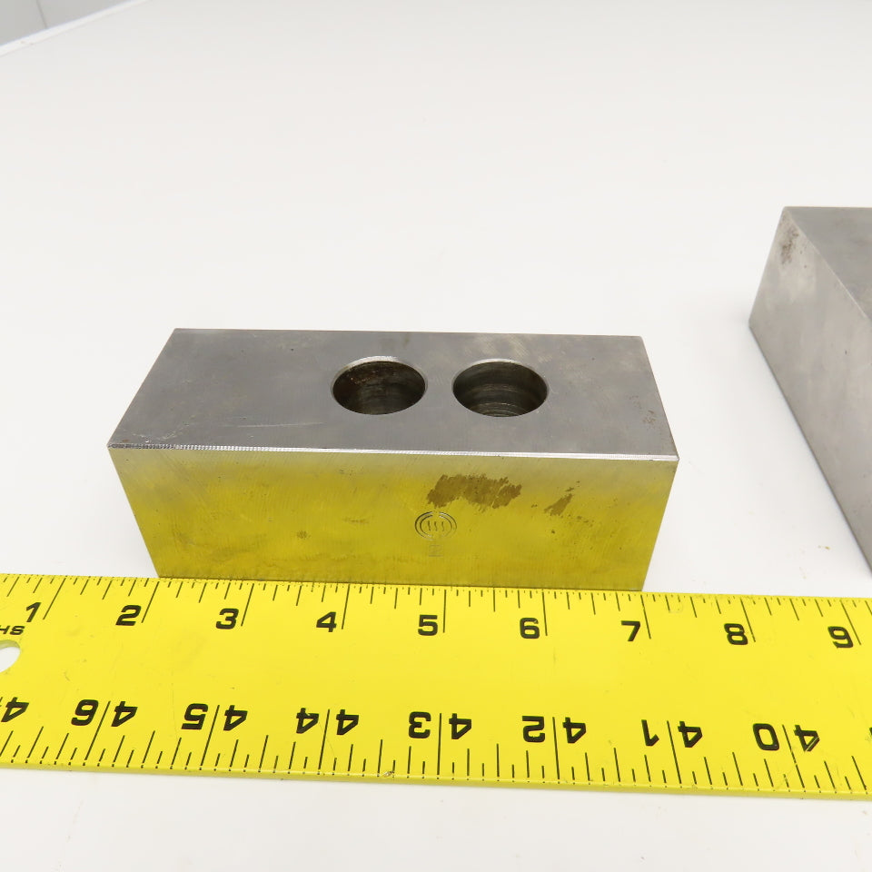5" x 2" x 2" Serrated Lathe Chuck Jaws 30mm Mounting Center Lot Of 3
