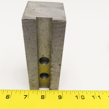Huron KT10 4-3/4" x 1-3/4" x 2" Serrated Lathe Chuck Jaws 30mm Mounting Lot Of 3