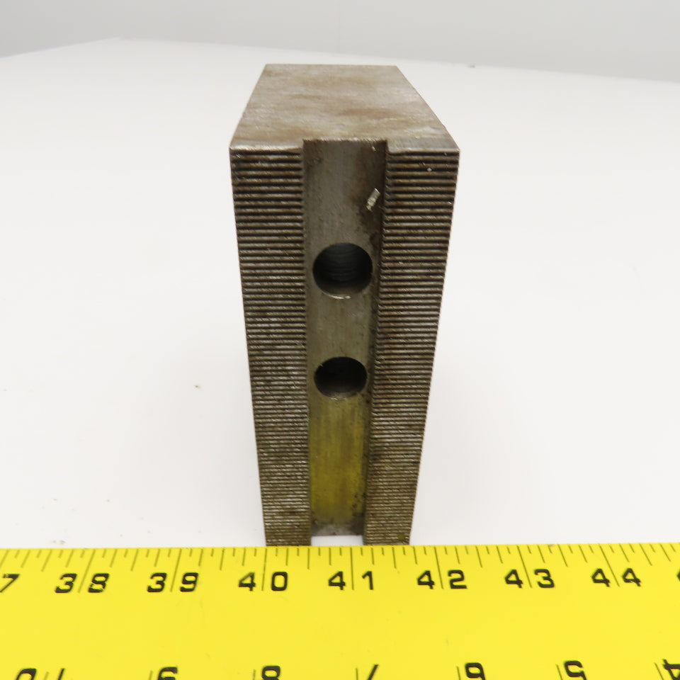 4-3/4" x 1-3/4" x 4" Serrated Lathe Chuck Jaws 30mm Mounting Lot Of 3