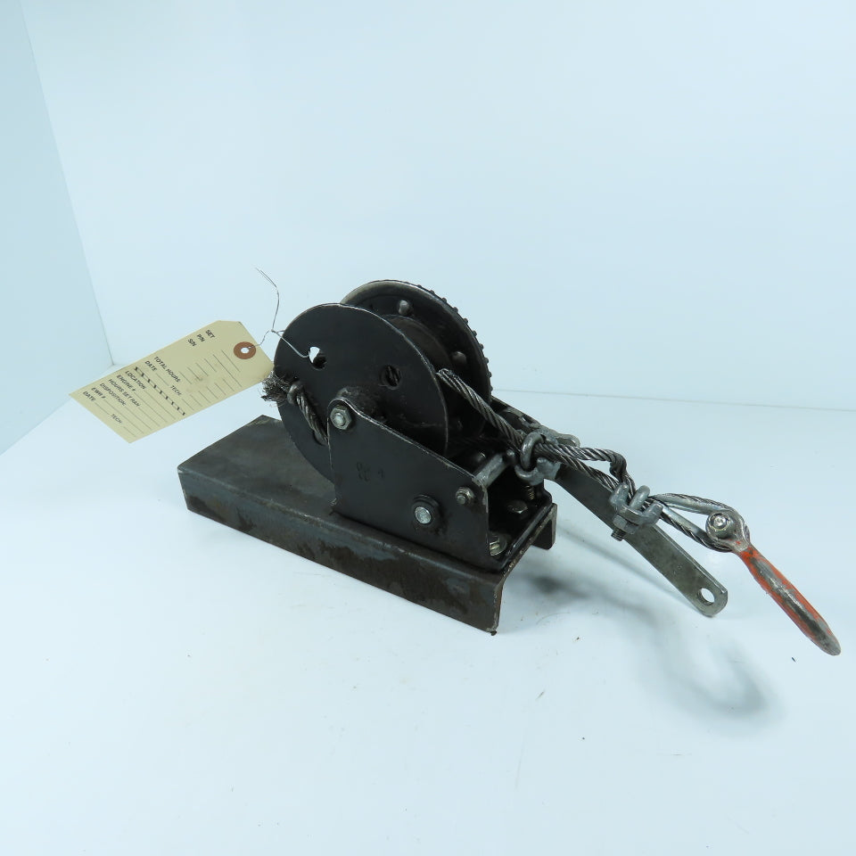 Shelby 5405 Manual Cable Winch 1400 lbs Capacity 10' 5" Long