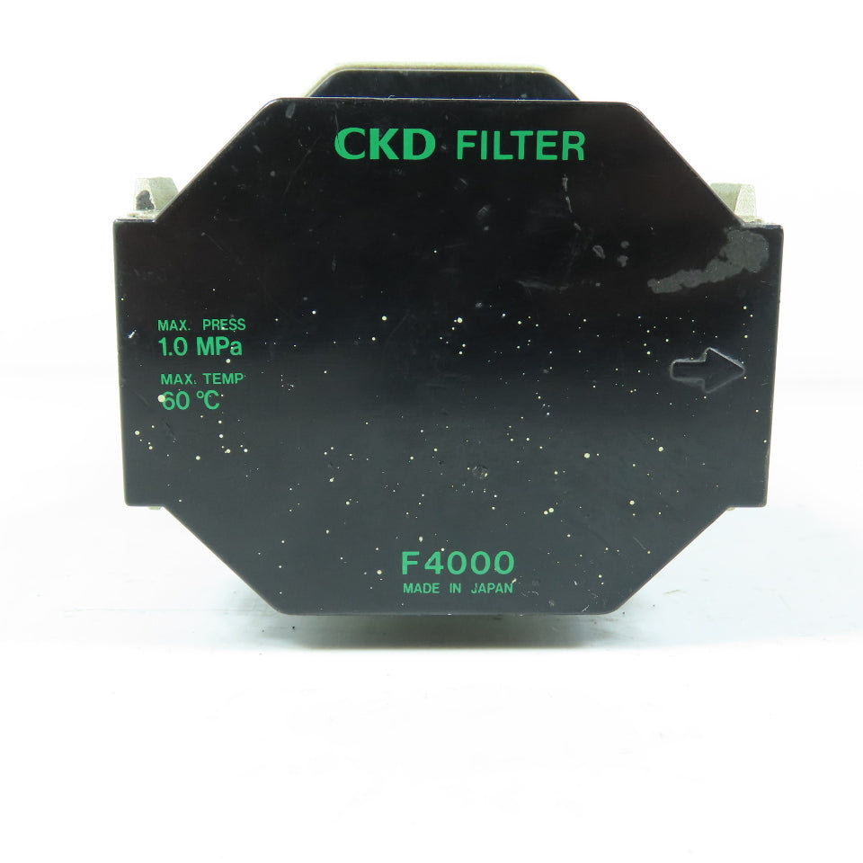 CKD F4000-15-F1 F4000 Air Filter 1.0 MPa Max Pressure 1/2"