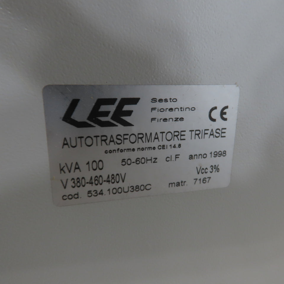LEF 534.100U380C 100kVA Autotransformer Trifase 380-460-480V 3Ph 50/60Hz Tested