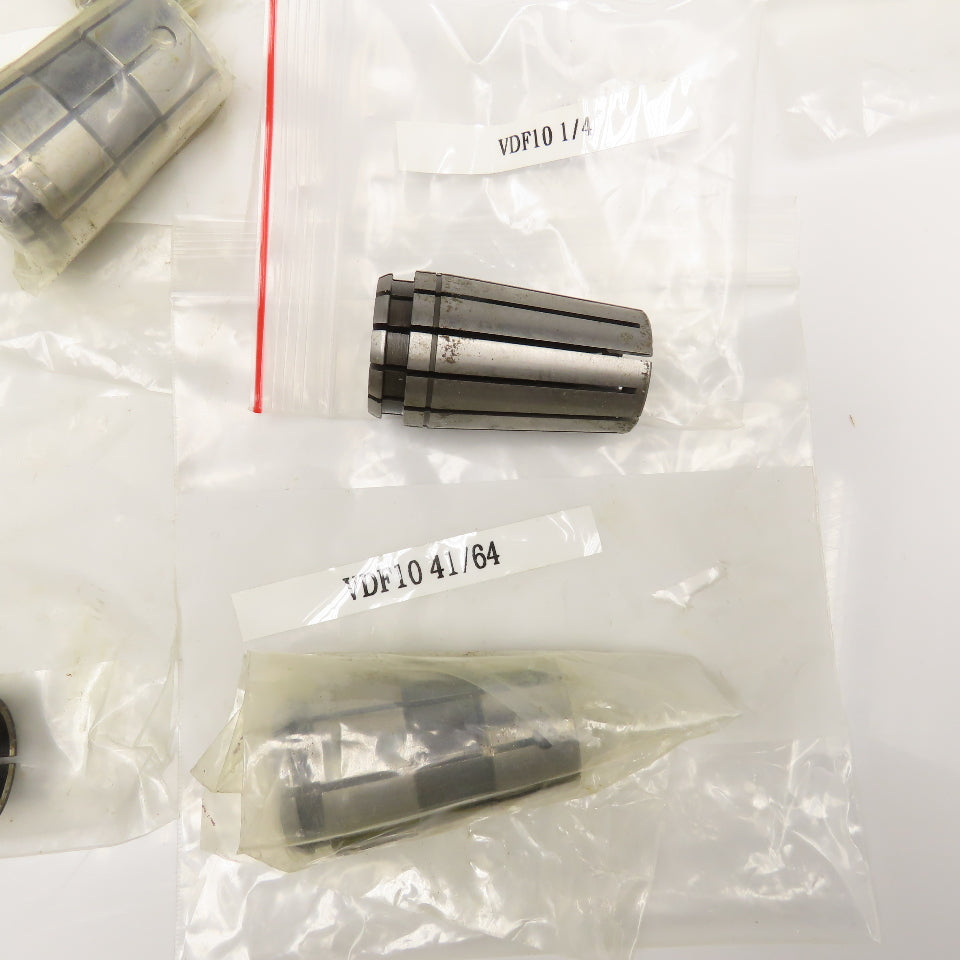 VDF10 (TG100) Spring Collet Mixed Lot Of 15