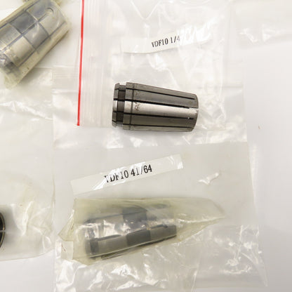VDF10 (TG100) Spring Collet Mixed Lot Of 15
