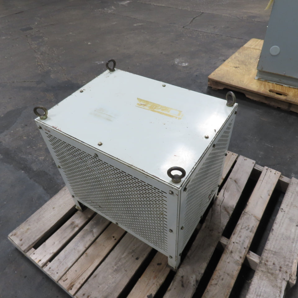 Gifu Aichi 20kVA Dry-Type Transformer 430/480/530V Pri 200Y/115V Sec 3Ph Tested