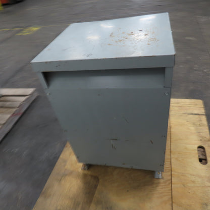 Fedral Pacific T43T30E 30kVA Transformer 480V pri 240/120V Sec 3Ph 60Hz Tested