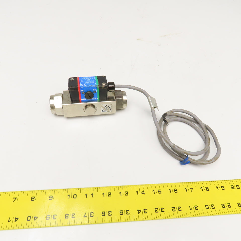 ASK FS-6-O Hydraulic Flow Sensor 3/4" NPT 5-50L/min 12-24VDC