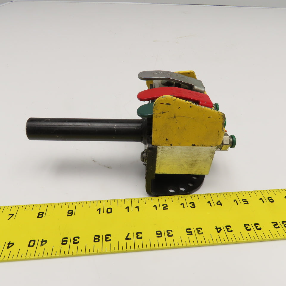 Knight BPA9111B 3 Button Pneumatic Control Handle Hoist Pendant Valve 1/4" NPT