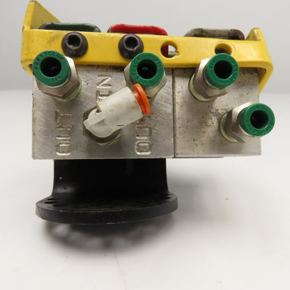 Knight BPA9111B 3 Button Pneumatic Control Handle Hoist Pendant Valve 1/4" NPT