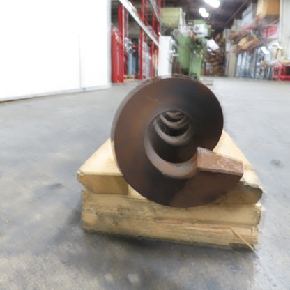 7" OD Right Hand Turn Steel Screw Auger 141" Screw 164-1/2" OAL