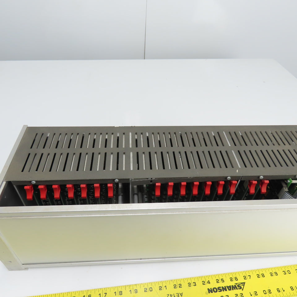 Schleicher PDPS 20 PLC Rack Chassis W/ Cards