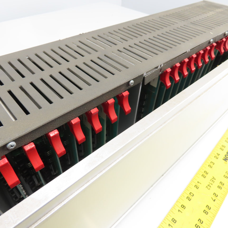 Schleicher PDPS 20 PLC Rack Chassis W/ Cards