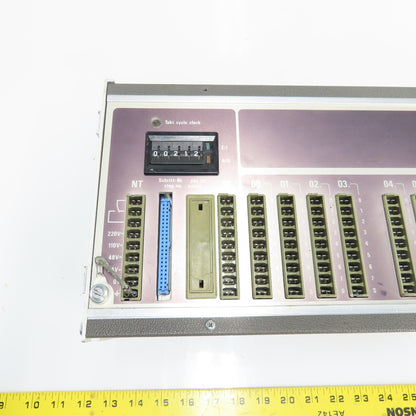 Schleicher PDPS 20 PLC Rack Chassis W/ Cards