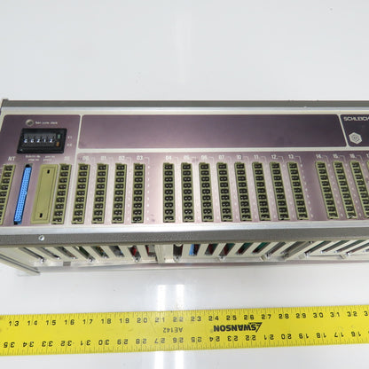 Schleicher PDPS 20 PLC Rack Chassis W/ Cards