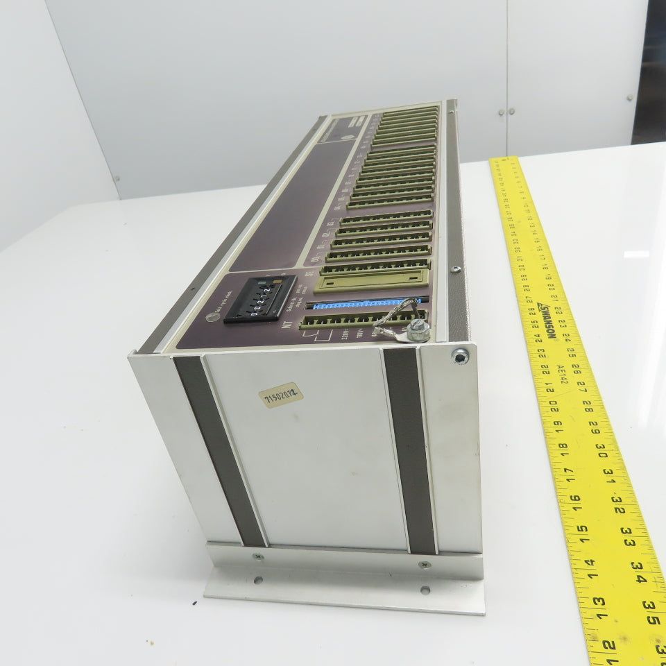 Schleicher PDPS 20 PLC Rack Chassis W/ Cards