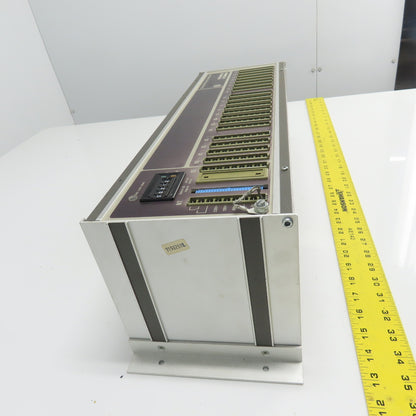 Schleicher PDPS 20 PLC Rack Chassis W/ Cards