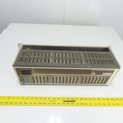 Schleicher PDPS 20 PLC Rack Chassis W/ Cards
