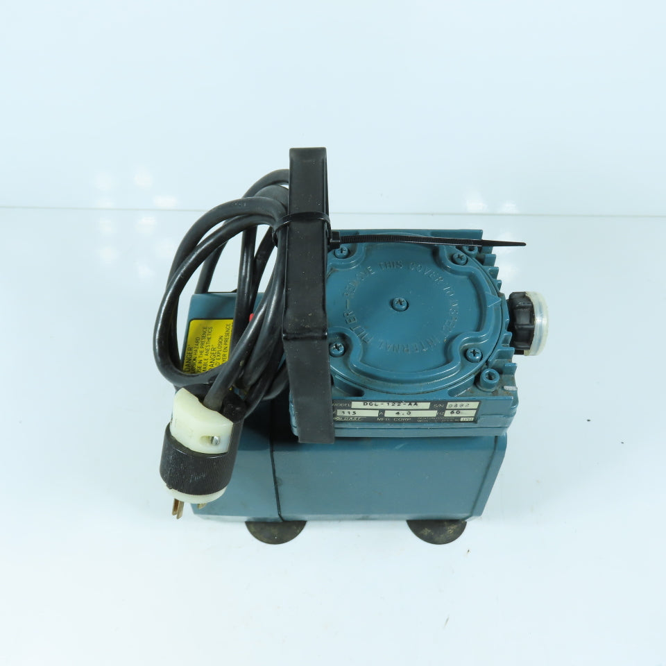 Gast D0L-122-AA Vacuum Pump 4.0A 115V 1Ph 60Hz
