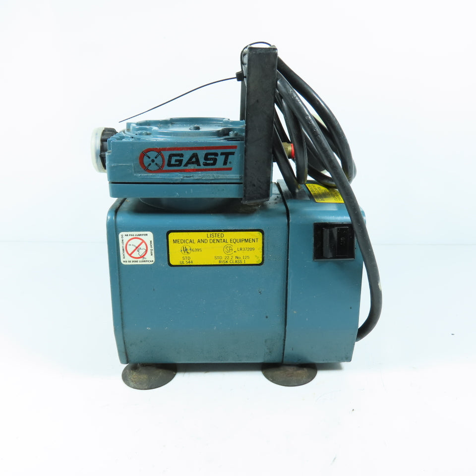Gast D0L-122-AA Vacuum Pump 4.0A 115V 1Ph 60Hz