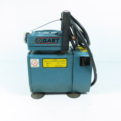 Gast D0L-122-AA Vacuum Pump 4.0A 115V 1Ph 60Hz
