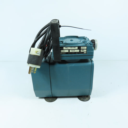 Gast D0L-122-AA Vacuum Pump 4.0A 115V 1Ph 60Hz