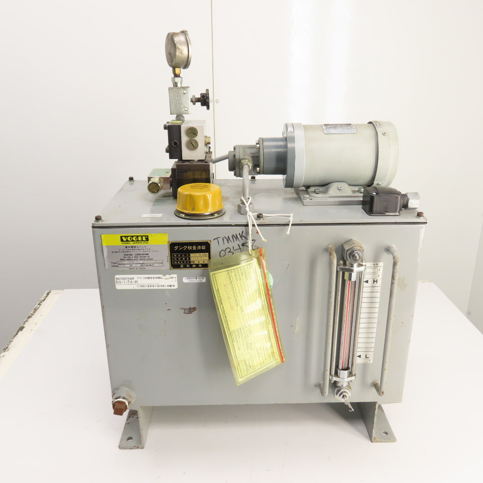 Vogel ZM25-2/BEW30N/SPG9SV 36 L Central Lubrication Power Unit 0.2KW 460V 3Ph