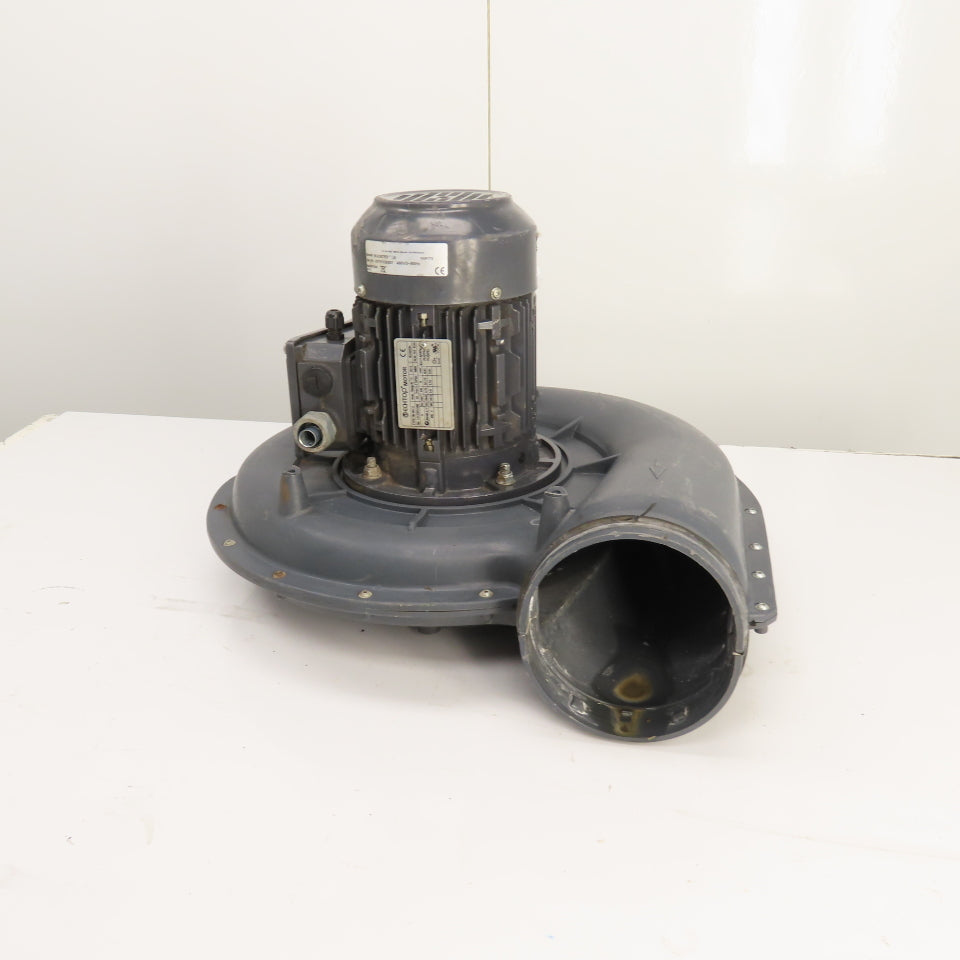 Techtop TM 801-2 Booster Fan Centrifugal Blower 1HP 480V 3Ph 60Hz 3410 RPM