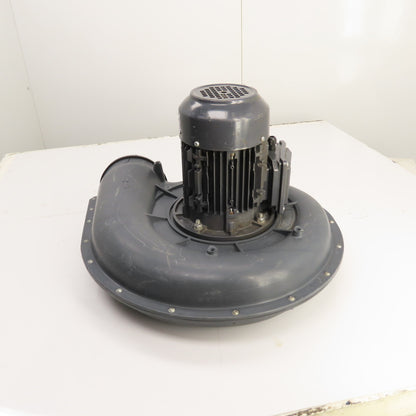 Techtop TM 801-2 Booster Fan Centrifugal Blower 1HP 480V 3Ph 60Hz 3410 RPM