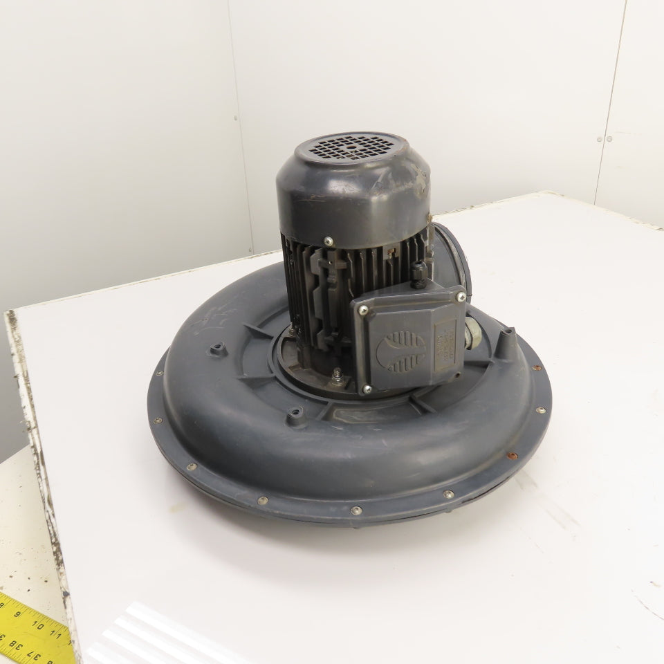 Techtop TM 801-2 Booster Fan Centrifugal Blower 1HP 480V 3Ph 60Hz 3410 RPM