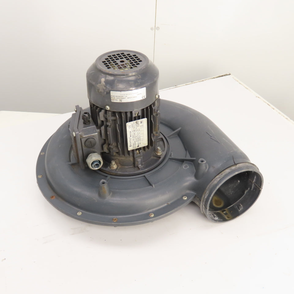 Techtop TM 801-2 Booster Fan Centrifugal Blower 1HP 480V 3Ph 60Hz 3410 RPM