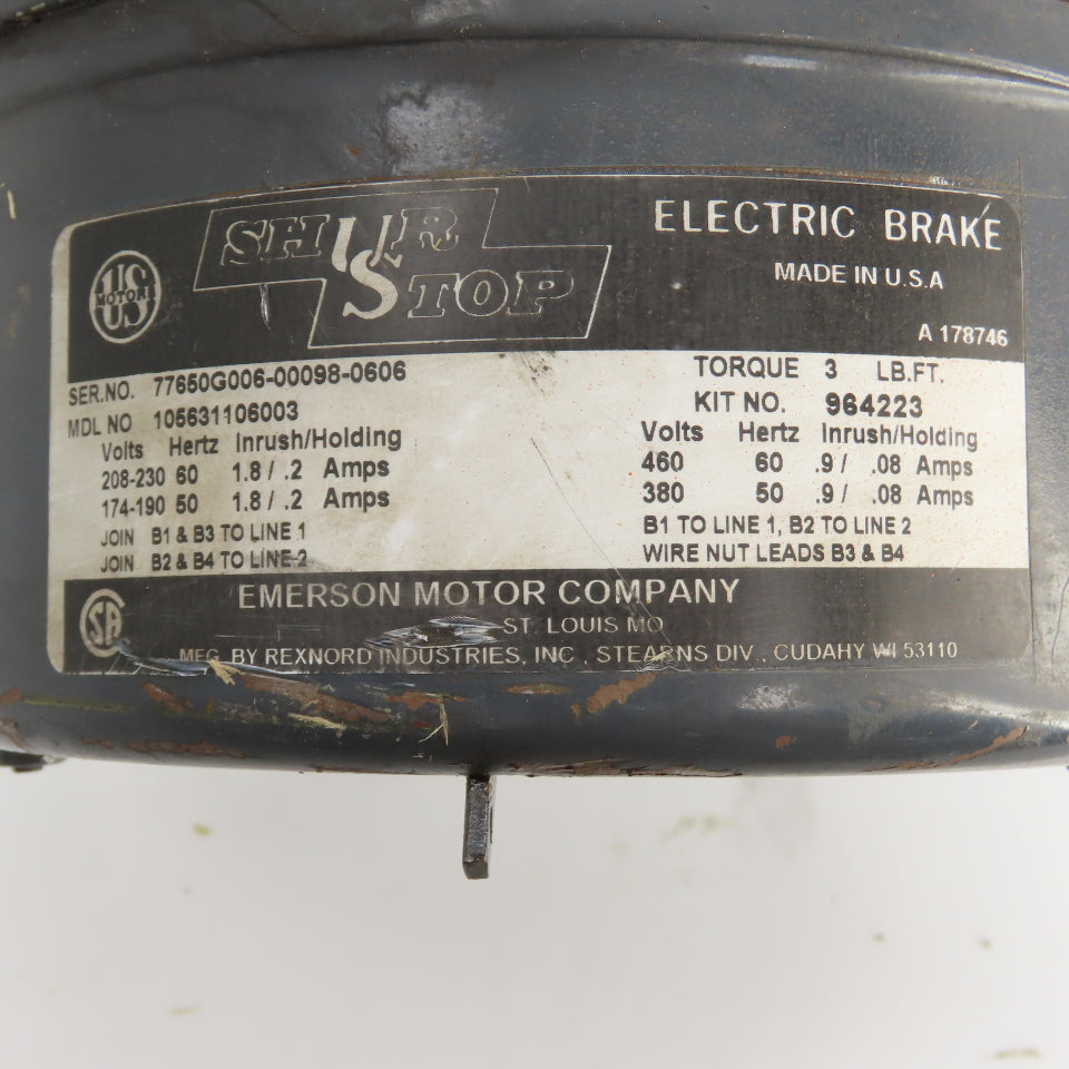 US Motors 10A Aluminum Centrifugal Blower 1.5HP 230/460V 3Ph 60Hz 3450 RPM