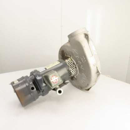 US Motors 10A Aluminum Centrifugal Blower 1.5HP 230/460V 3Ph 60Hz 3450 RPM