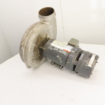 US Motors 10A Aluminum Centrifugal Blower 1.5HP 230/460V 3Ph 60Hz 3450 RPM