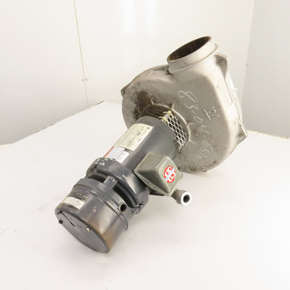 US Motors 10A Aluminum Centrifugal Blower 1.5HP 230/460V 3Ph 60Hz 3450 RPM