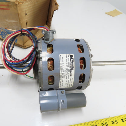 Magnetek DE3G111N 1/6HP Dual Shaft Electric Motor 1Ph 115V 2.7A 1/2" Shaft