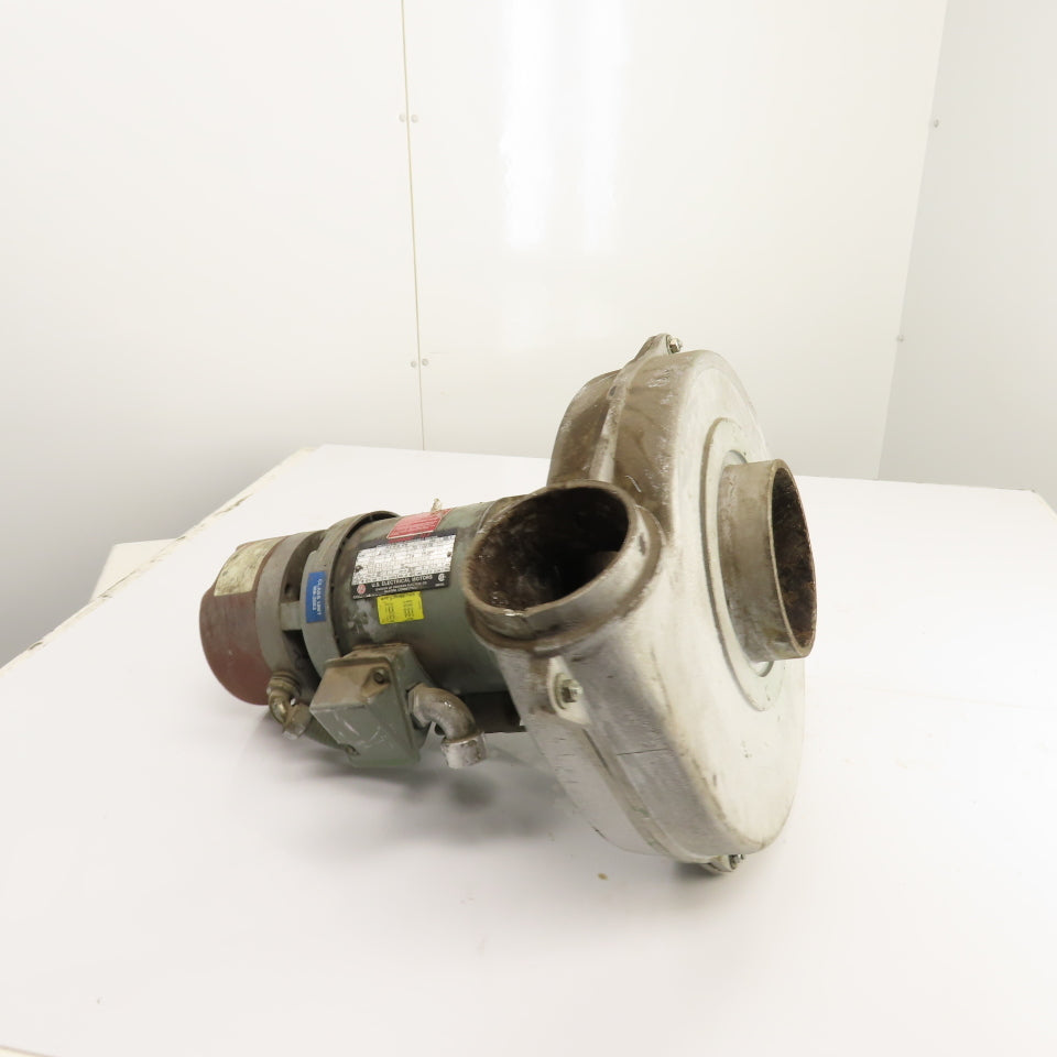 US Motors Aluminum Centrifugal Blower 1.5HP 230/460V 3Ph 60Hz 3495 RPM