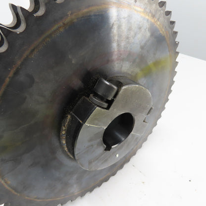 CKS OUC-1249-02 Double Strand Roller Chain Sprocket 52-Tooth 2-3/16" Bore