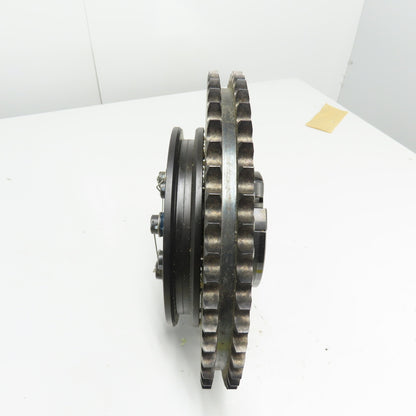 CKS OUC-1249-02 Double Strand Roller Chain Sprocket 52-Tooth 2-3/16" Bore