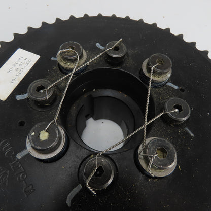 CKS OUC-1249-02 Double Strand Roller Chain Sprocket 52-Tooth 2-3/16" Bore